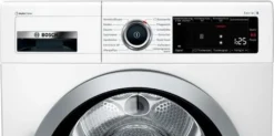 Bosch WTX87M00 Serie 8 Wärmepumpen-Trockner, 8 Kg, Sensitive Drying System Textilschonende Trommelstruktur, AutoDry Optimale Trocknung, AutoClean Automatische Flusenentfernung, Endezeitvorwahl -Rein Blitz Geschaft d9b430c2c6b8d0e5832262c74d28c482