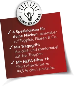 MAXXMEE Zyklon-Staubsauger - 4 Spezialdüsen - Schwarz/blau Staubsauger Beutellos Zyklon Bodenstaubsauger Filter Teppich Boden HEPA-Filter 18 MAXXMEE Zyklon-Staubsauger - 4 Spezialdüsen - Schwarz/blau Staubsauger Beutellos Zyklon Bodenstaubsauger Filter Teppich Boden HEPA-Filter -Rein Blitz Geschaft da182d47b380df9761840321a429f8b2