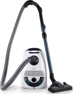 HooGo B3+ Bodenstaubsauger 3 Liter Mit Beutel Inkl. Parkett-, Polster- Und Fugendüse, Möbelbürste, 11m Aktionsradius, HEPA14 Filter, Allergikertauglich -Rein Blitz Geschaft dc8ee4b7c2b8bec60a40d295cecf1f2a