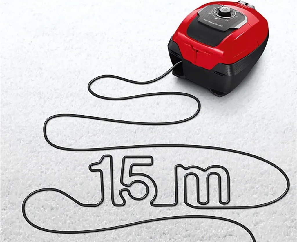 Bosch ProAnimal Beutelstaubsauger, 650 W, 74 Dezibel, Kunststoff, Rot 8 Bosch ProAnimal Beutelstaubsauger, 650 W, 74 Dezibel, Kunststoff, Rot – Bild 6