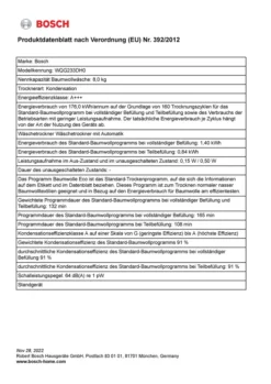 Bosch Serie 6 Wärmepumpentrockner, 8 Kg WQG233DH0 21 Bosch Serie 6 Wärmepumpentrockner, 8 Kg WQG233DH0 -Rein Blitz Geschaft e0e6ff8a63bfbe2d5d2d44b91875578f