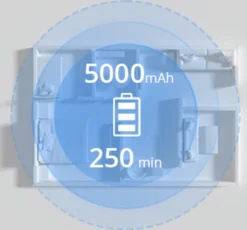 360 SMARTAI Botslab S8 Plus Staubsauger Roboter Mit Absaugstation 4L, 2700Pa Saugroboter Mit Wischfunktion Lasernavigation,Kartierung Mehrerer Etagen -Rein Blitz Geschaft e104b90163e869719a848d15c38c7249
