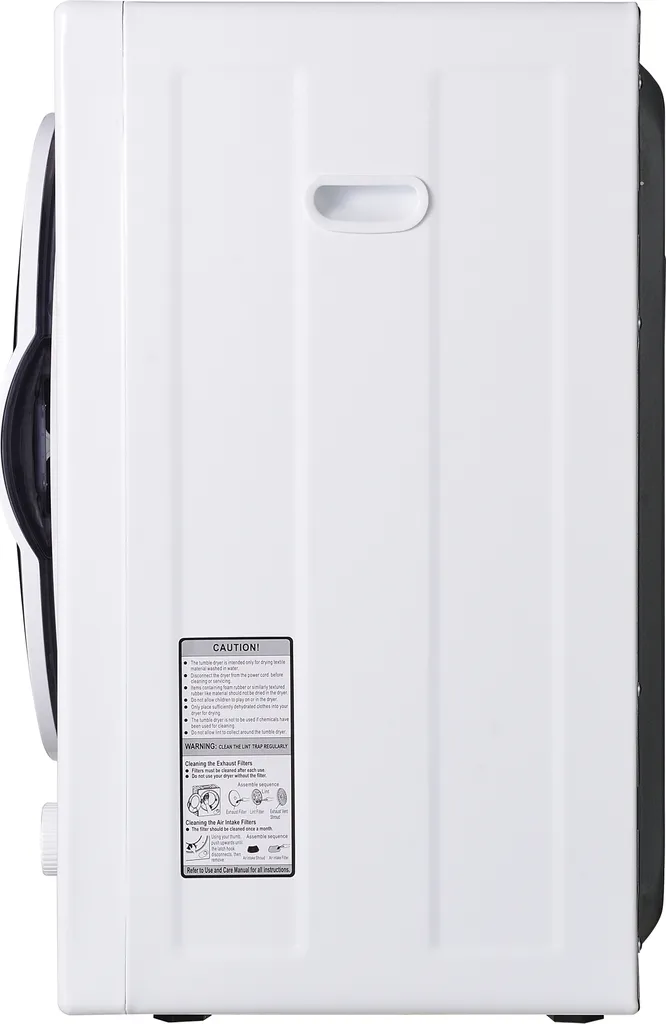 Merax Mini-Wäschetrockner Trockner Ablufttrockner, Frontlader Ablufttrockner Mit PTC-Heizelement, Wärmewahl Und Timer, Freistehend/hängend, 2,5 Kg 13 Merax Mini-Wäschetrockner Trockner Ablufttrockner, Frontlader Ablufttrockner Mit PTC-Heizelement, Wärmewahl Und Timer, Freistehend/hängend, 2,5 Kg – Bild 11