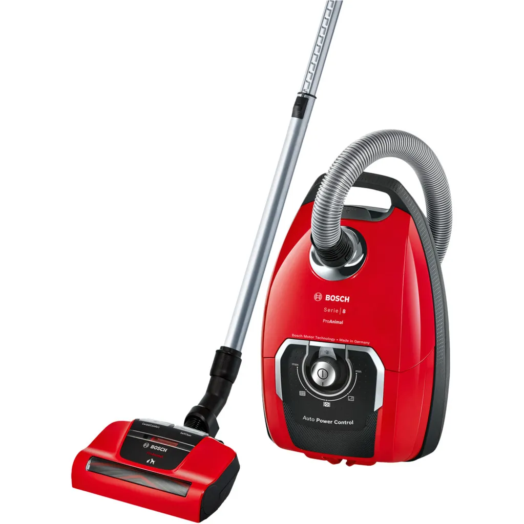 Bosch ProAnimal Beutelstaubsauger, 650 W, 74 Dezibel, Kunststoff, Rot 11 Bosch ProAnimal Beutelstaubsauger, 650 W, 74 Dezibel, Kunststoff, Rot – Bild 9