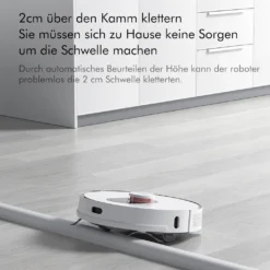 Roidmi EVE Plus Roboter Staubsauger Nass-Trocken-Saugroboter,50 Watt,2700pa Mit Sauberer Basis Und Beutel,Weiß 27 Roidmi EVE Plus Roboter Staubsauger Nass-Trocken-Saugroboter,50 Watt,2700pa Mit Sauberer Basis Und Beutel,Weiß -Rein Blitz Geschaft ee0f7dd1d83ec201ba95807766e6bc2d