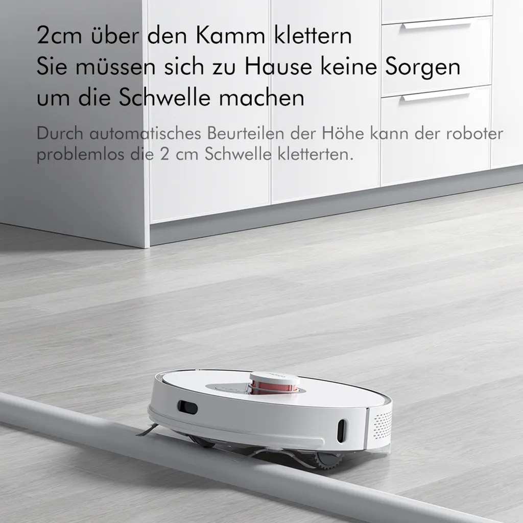 Roidmi EVE Plus Roboter Staubsauger Nass-Trocken-Saugroboter,50 Watt,2700pa Mit Sauberer Basis Und Beutel,Weiß 8 Roidmi EVE Plus Roboter Staubsauger Nass-Trocken-Saugroboter,50 Watt,2700pa Mit Sauberer Basis Und Beutel,Weiß – Bild 6