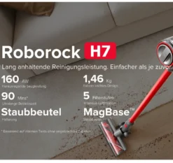 2021 Roborock H7 Handstaubsauger 480 W 90 Min Laufzeit Tragbarer Kabelloser Akku-Staubsauger EU -Rein Blitz Geschaft f271fb74da384a03ec73e6b152c8b6fd