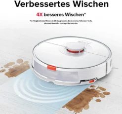 Roborock S7 Staubsauger Sonic Saugroboter Kehrroboter Kindersicherung LiDAR APP EU Weiß -Rein Blitz Geschaft fa5491d239dfaee518cb85b65c295653
