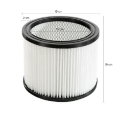 AREBOS Hepa Filter Staubsauger, Geeignet Für Industriestaubsauger 1600W, Auswaschbar, Mit Elastischer Gummidichtlippe, Universell Einsetzbar -Rein Blitz Geschaft fb1ce31c320862ef34b8adc9b9354fb7