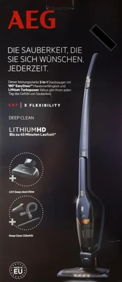 AEG CX7-2-I360 Flexibility Beutel- & Kabelloser 2in1 Akku-Handstaubsauger -Rein Blitz Geschaft fc8a2aac5f95f3cc105ba016f552550a