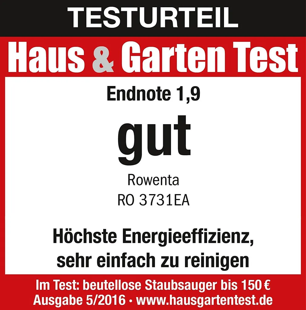 Rowenta Bodenstaubsauger Compact Power Cyclonic RO3731 Mit 1,5 L Staubbehältervolumen - Maximale Leistung: 750 W - Farbe: Schwarz 8 Rowenta Bodenstaubsauger Compact Power Cyclonic RO3731 Mit 1,5 L Staubbehältervolumen - Maximale Leistung: 750 W - Farbe: Schwarz – Bild 7